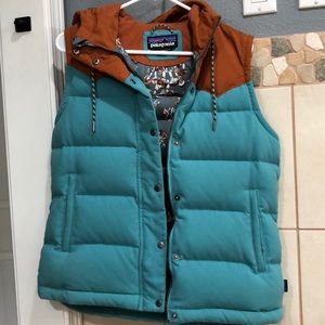 Womens Patagonia Bivy Hooded Down Vest 